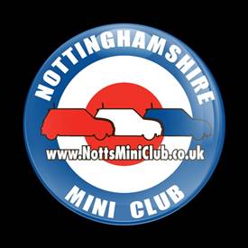 Magnetic Car Grille Dome Badge - Club Nottinghamshire