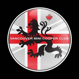 Magnetic Car Grille Dome Badge - Club Vancouver MINI Cooper