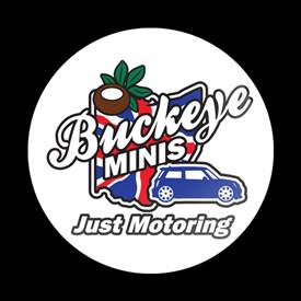 Magnetic Car Grille Dome Badge-Club BuckEye MINIS