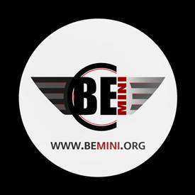 Magnetic Car Grille Dome Badge-Club be MINI