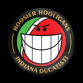Magnetic Car Grille Dome Badge-Hoosier Hooligans