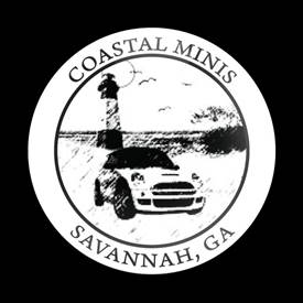 Magnetic Car Grille Dome Badge-Club Coastal MINIS Savannah GA