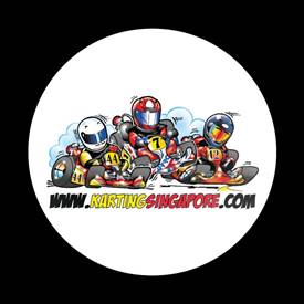 Magnetic Car Grille Dome Badge-Club Karting Singapore