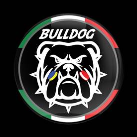 Magnetic Car Grille Dome Badge-Club MINI Bulldog Italy 01