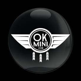 Magnetic Car Grille Dome Badge-Club OK MINI