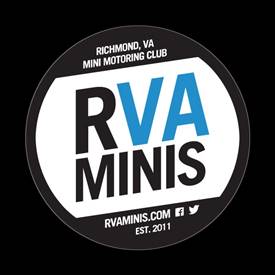 Magnetic Car Grille Dome Badge-Club RVA MINIS 2013