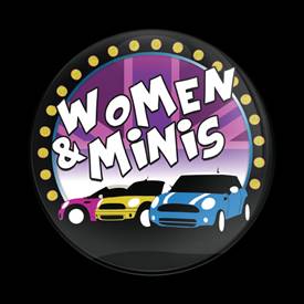 Magnetic Car Grille Dome Badge-Club Women and MINIs