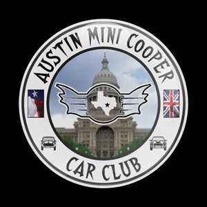 Magnetic Car Grille Dome Badge - Club Austin MINI Cooper