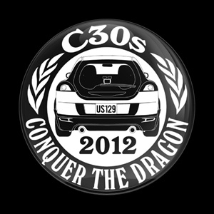 Magnetic Car Grille Dome Badge - CLUB C30S 2012