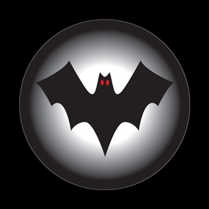 Magnetic Car Grille Dome Badge-Seasonal Halloween Bat