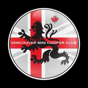 Magnetic Car Grille Dome Badge - Club Vancouver MINI Cooper