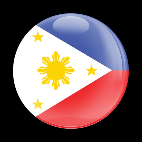 FLAG OF PHILIPPINES-CAR GRILLE EMBLEM BADGES 
