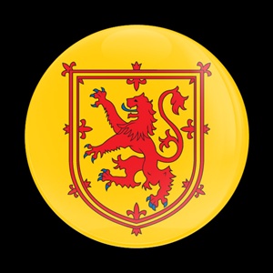 Magnetic Car Grille Dome Badge-Flag Scotland Coat of Arms