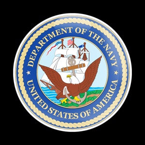 Magnetic Car Grille Dome Badge-Military US Navy