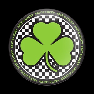 Magnetic Car Grille Dome Badge-Seasonal MINI Shamrock