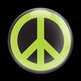 SIGN PEACE GREEN B