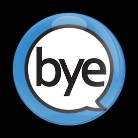 SIGN BYE BLUE