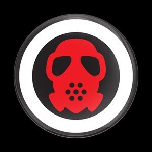 Magnetic Car Grille Dome Badge-Sign Mask 03