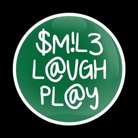 Magnetic Car Grille Dome Badge-Smile Laugh Play