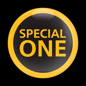 Magnetic Car Grille Dome Badge-Special One Yellow