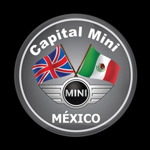 Magnetic Car Grille Dome Badge-Club Capital MINI Mexico