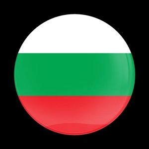 Magnetic Car Grille Dome Badge-Flag Bulgaria