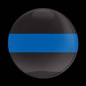 Magnetic Car Grille Dome Badge-The Thin Blue Line