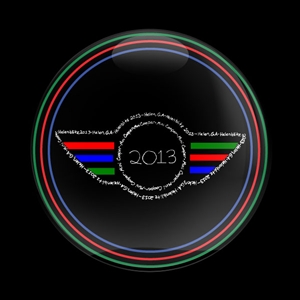 Magnetic Car Grille Dome Badge-Club Helenblitz 2013