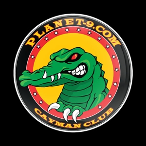 Magnetic Car Grille Dome Badge-Club Planet 9 Cayman Club