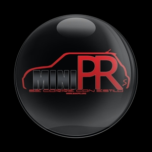 Magnetic Car Grille Dome Badge-Club MINIPR