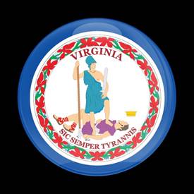 FLAG VIRGINIA US STATE