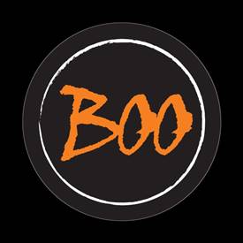 Magnetic Car Grille Dome Badge-Seasonal Halloween Boo