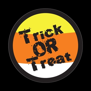 Magnetic Car Grille Dome Badge-Seasonal Halloween Trick or Treat