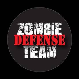 Magnetic Car Grille Dome Badge-Zombie Defense Team 2