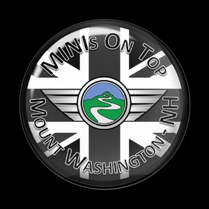 Magnetic Car Grille Dome Badge-Club MINIS On Top