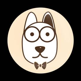 Magnetic Car Grille Dome Badge-Dog Lola