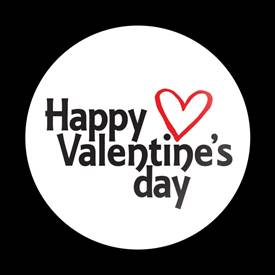 Magnetic Car Grille Dome Badge-Seasonal Happy Valentines Day