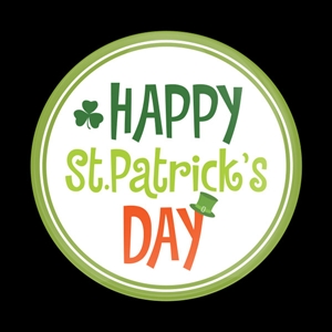 Magnetic Car Grille Dome Badge-Seasonal St Patricks Day
