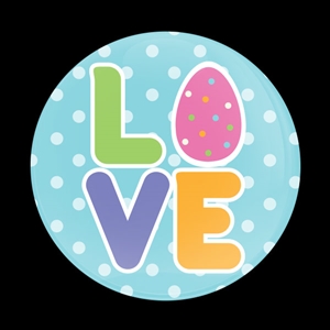 Magnetic Car Grille Dome Badge-Seasonal Easter Love