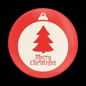 Magnetic Car Grille Dome Badge-Seasonal Christmas Ornament