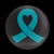 TEAL RIBBON BLACK (OVARIAN CANCER)