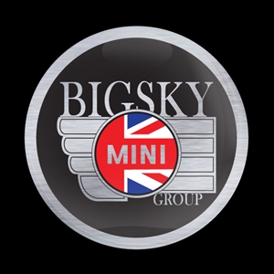 Magnetic Car Grille Dome Badge - CLUB BSMG BIG SKY MINI GROUP