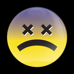 Magnetic Car Grille Dome Badge-Emoji Dizzy