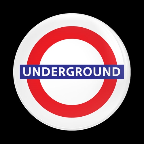 Magnetic Car Grille Dome Badge-London UNDERGROUND