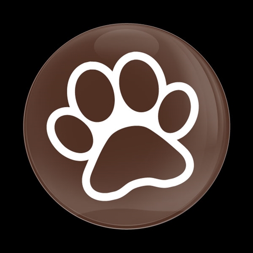 Magnetic Car Grille Dome Badge-Dog Paw