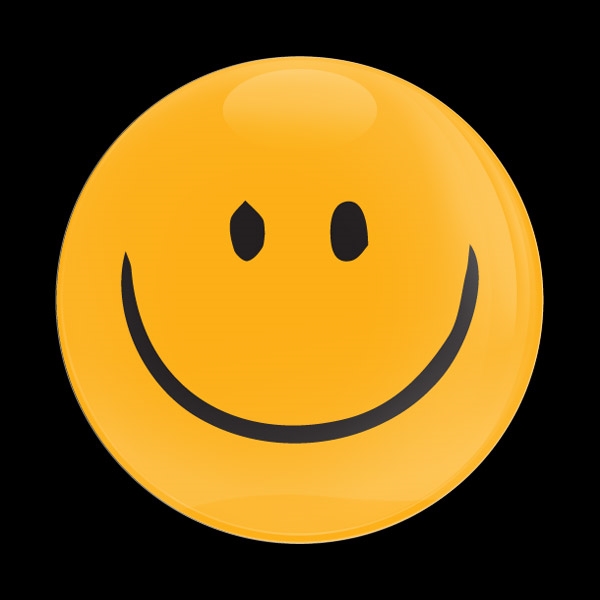Dome Badge-EMOJI SMILE HAND DRAWING 2