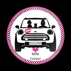 Magnetic Car Grille Dome Badge - CLUB WOMEN AND MINIS 02