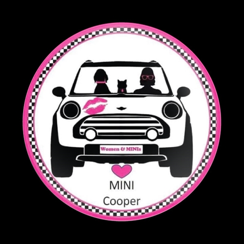Magnetic Car Grille Dome Badge - CLUB WOMEN AND MINIS 02
