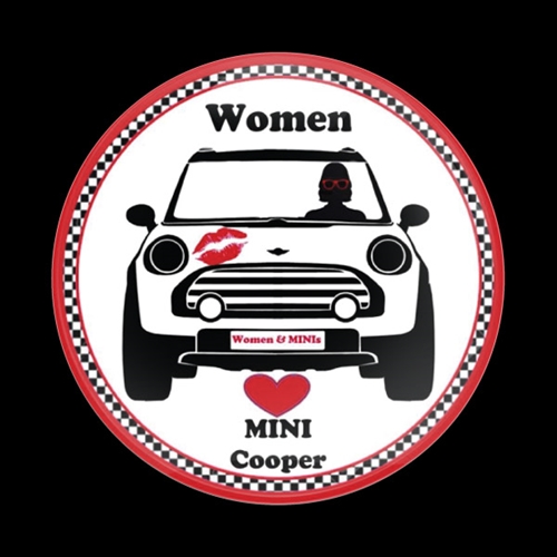 Magnetic Car Grille Dome Badge - CLUB WOMEN AND MINIS 01