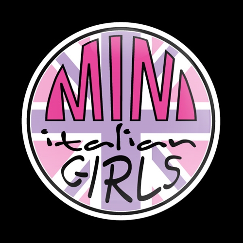 Magnetic Car Grille Dome Badge - MINI ITALIAN GIRLS